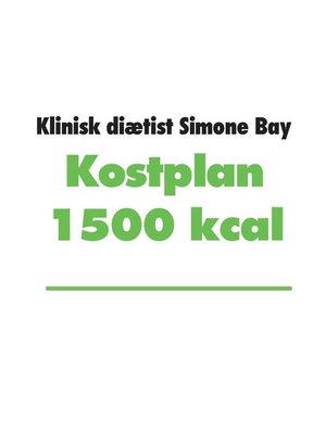 cover image of Kostplan 1500 kcal
